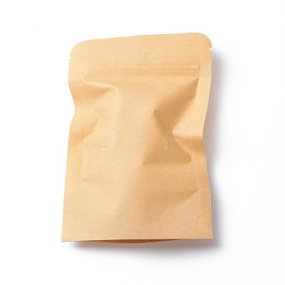 Eco-friendly Biodegradable Kraft Paper Packaging Zip Top Paper Bag X-CARB-P002-04-1