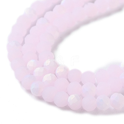 Imitation Jade Glass Beads Strands X-EGLA-A034-J3mm-MB02-1