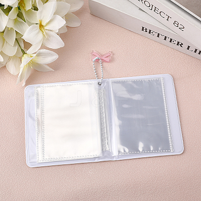 Heart Window Plastic Mini Photo Albums DIY-WH20062-42A-1