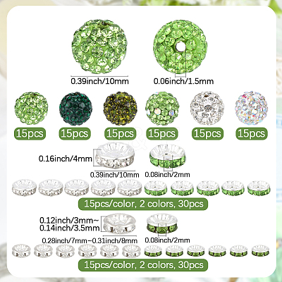 Saint Patrick's Day DIY Beads Bracelets Making Kits DIY-PA0001-81-1