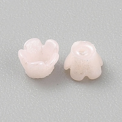 Opaque Resin Bead Caps RESI-CJC0015-29E-1