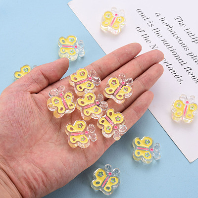 Transparent Acrylic Beads MACR-S374-01A-01-1