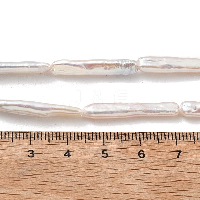 Natural Baroque Keshi Pearl Beads Strands PEAR-P064-05D-06A-1