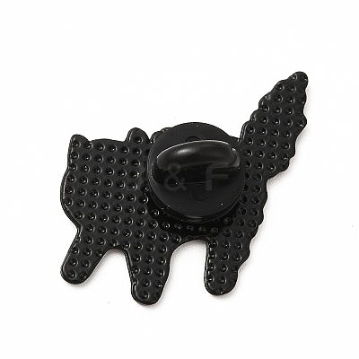 Cat Theme Enamel Pin JEWB-B005-08C-1