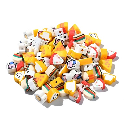 200Pcs 8 Styles Handmade Polymer Clay Beads CLAY-CJ0001-88-1