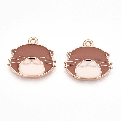 Alloy Enamel Pendants ENAM-T022-02A-02-1