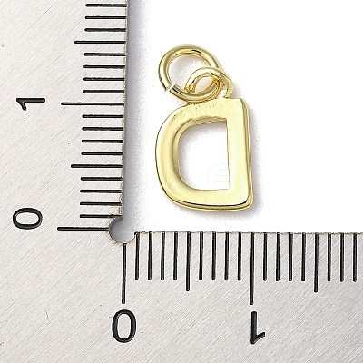 Rack Plating Brass Charms KK-P245-06G-D-1