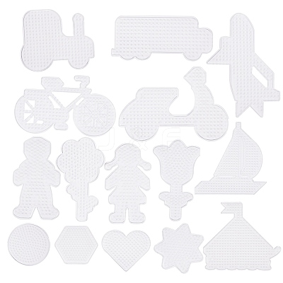 ABC Plastic Pegboards used for DIY Fuse Beads PH-DIY-P001-04-1