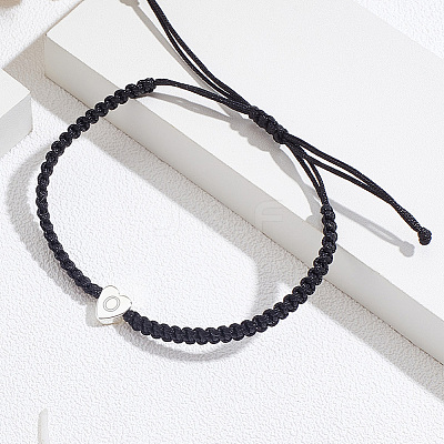 1Pc Adjustable Nylon Cord Braided Bracelets for Women Men BJEW-LP0001-34O-P-1