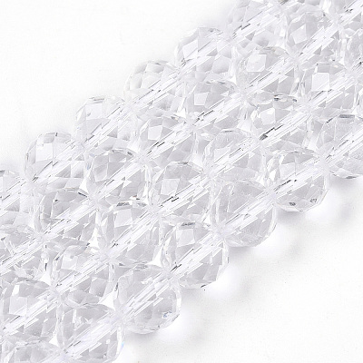 Natural Quartz Crystal Beads Strands G-S345-8mm-35-1