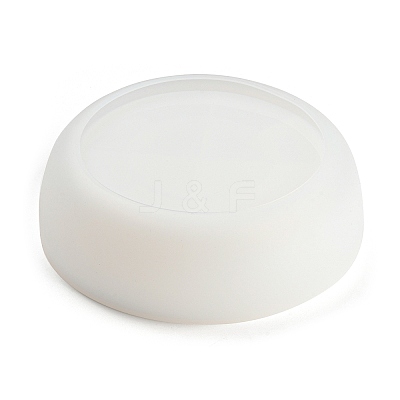 Round Shape DIY Candle Cups Silicone Molds DIY-E072-01-1