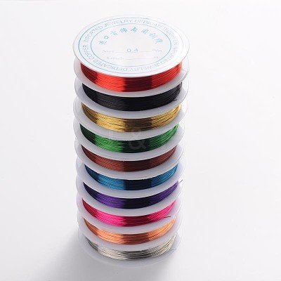 Round Copper Jewelry Wire CWIR-CW0.4mm-1