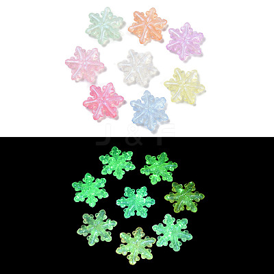 Luminous Transparent Acrylic Beads LACR-U001-06-1