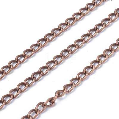 Iron Twisted Chains Curb Chains CHS007Y-R-1