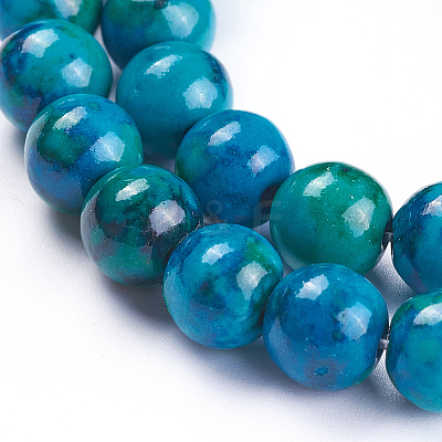 Synthetic Chrysocolla Beads Strands X-G-F647-02-A-01-1