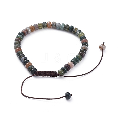 Braided Bead Bracelets BJEW-JB04913-03-1