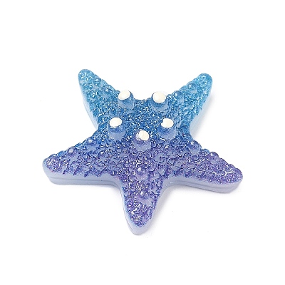 Gradient Color Opaque Resin Decoden Cabochons CRES-P036-01A-02-1