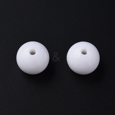 Opaque Acrylic Beads X-MACR-S370-C16mm-01-1