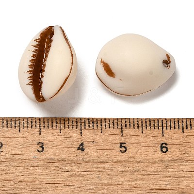 Opaque Imitation Shell Acrylic Pendants OACR-M018-01C-1