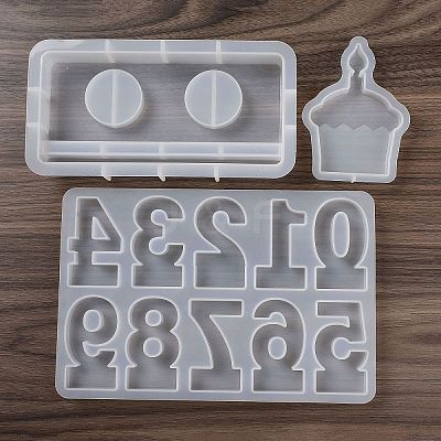 Candle Holder DIY Silicone Molds DIY-K073-11C-1