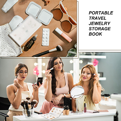 1Pc Rectangle PP Plastic Jewelry Storage Albums AJEW-PH0003-41-1