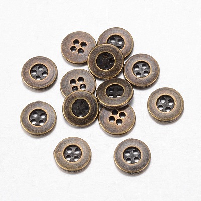 Alloy Buttons X-BUTT-D054-18mm-04-1