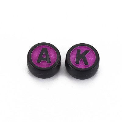 Opaque Acrylic Beads SACR-S275-01B-1