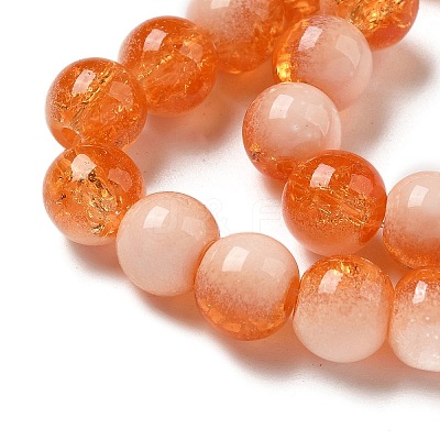 Crackle Glass Beads X1-GLAA-U001-8mm-10-1