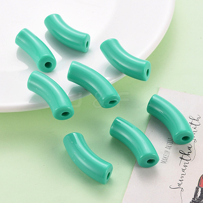 Opaque Acrylic Beads MACR-S372-001B-S035-1