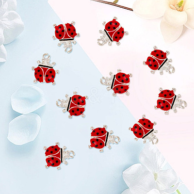 Alloy Enamel Pendants ENAM-AR0001-70-1