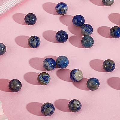 120Pcs Natural Lapis Lazuli Beads G-PA0001-15B-1