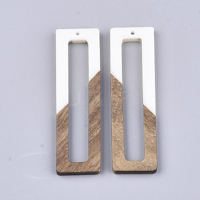 Resin & Walnut Wood Big Pendants LS-RESI-S358-97G-1
