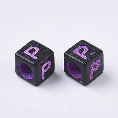 Opaque Acrylic Beads MACR-S299-054B-1