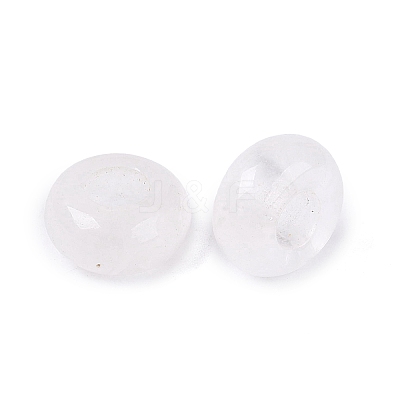 Natural Quartz Crystal European Beads G-Q602-04B-1