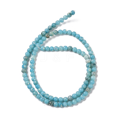 Assembled Natural Dolomite and Synthetic Opal Beads Strands G-Q017-G06-01A-1-1
