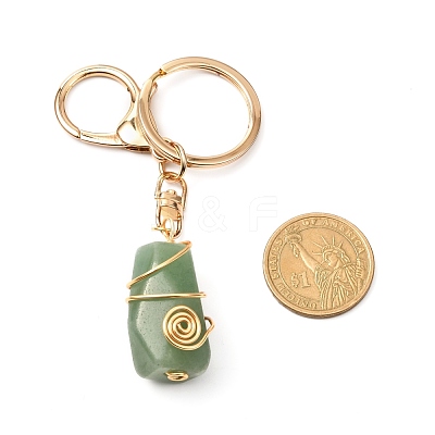 Natural Gemstone Keychain KEYC-JKC00269-1