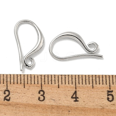 Brass Earring Hooks X-KK-L075-008P-1
