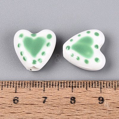Handmade Porcelain Beads PORC-Q005-11C-1
