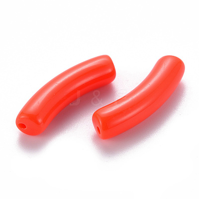 Opaque Acrylic Beads MACR-S372-002B-S026-1