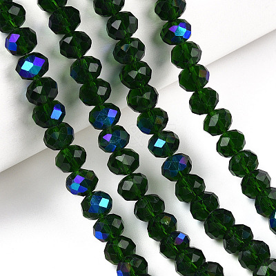 Electroplate Glass Beads Strands LS-EGLA-A034-T8mm-L27-1