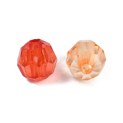 Transparent Acrylic Beads OACR-Q015-02A-1