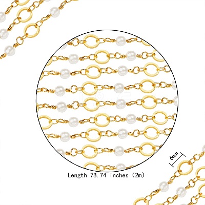 Brass Handmade Beaded Chain CHC-SZ0001-21-1