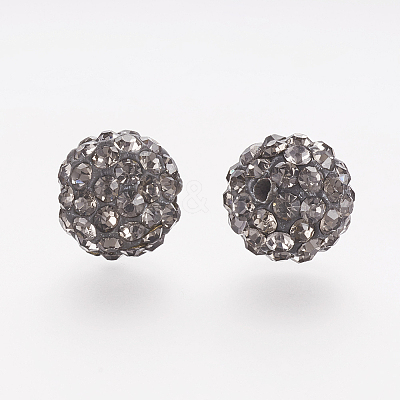 Polymer Clay Rhinestone Beads LS-RB-K050-10mm-C14-1