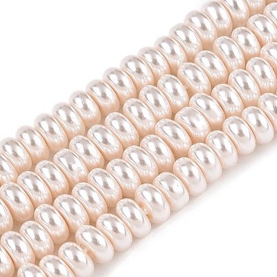 Transparent Spray Painted Glass Beads Strands GLAA-N001-33-1
