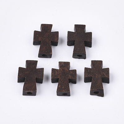 Natural Wooden Beads X-WOOD-S050-39-1