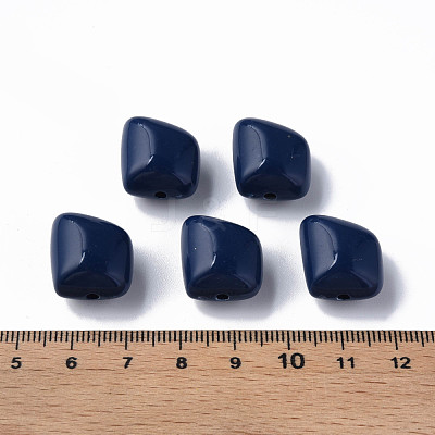 Opaque Acrylic Beads MACR-S373-15A-A06-1