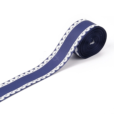 Polyester Printed Grosgrain Ribbon OCOR-I010-06C-1