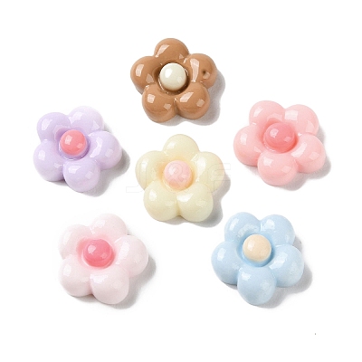Opaque Resin Cabochons X1-CRES-F030-01D-1