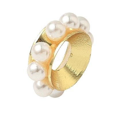 Brass European Beads KK-K293-49G-01-1