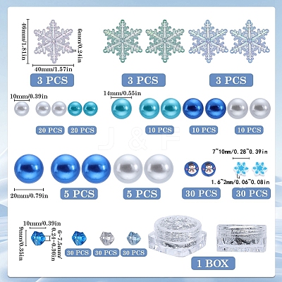 Snowflake Vase Fillers  DIY-SC0025-61-1
